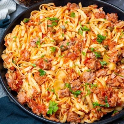 Savory Tuna And Tomato Pasta Sauce Recipe