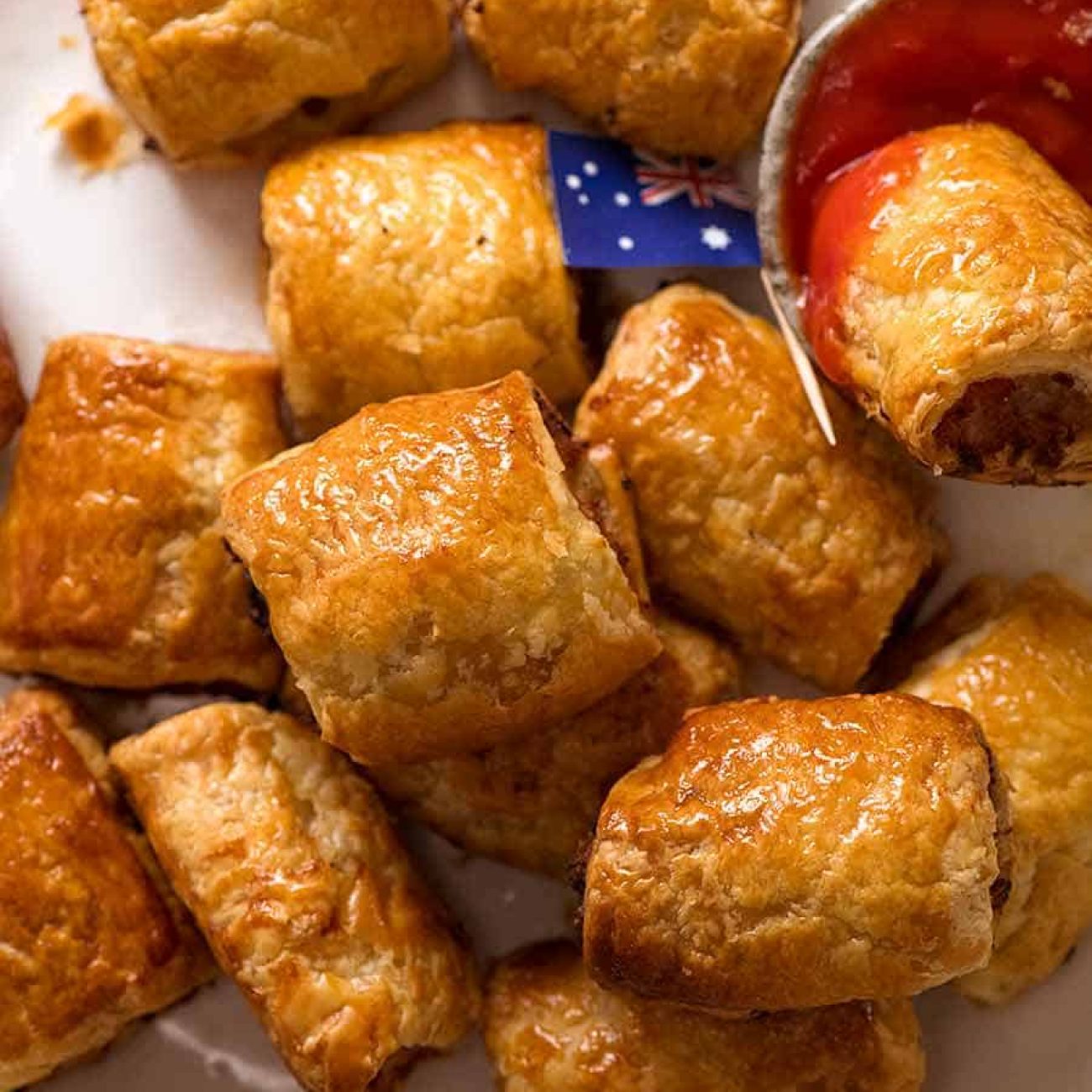 Savory Veal or Chicken Ham and Sausage Roll-Up Recipe