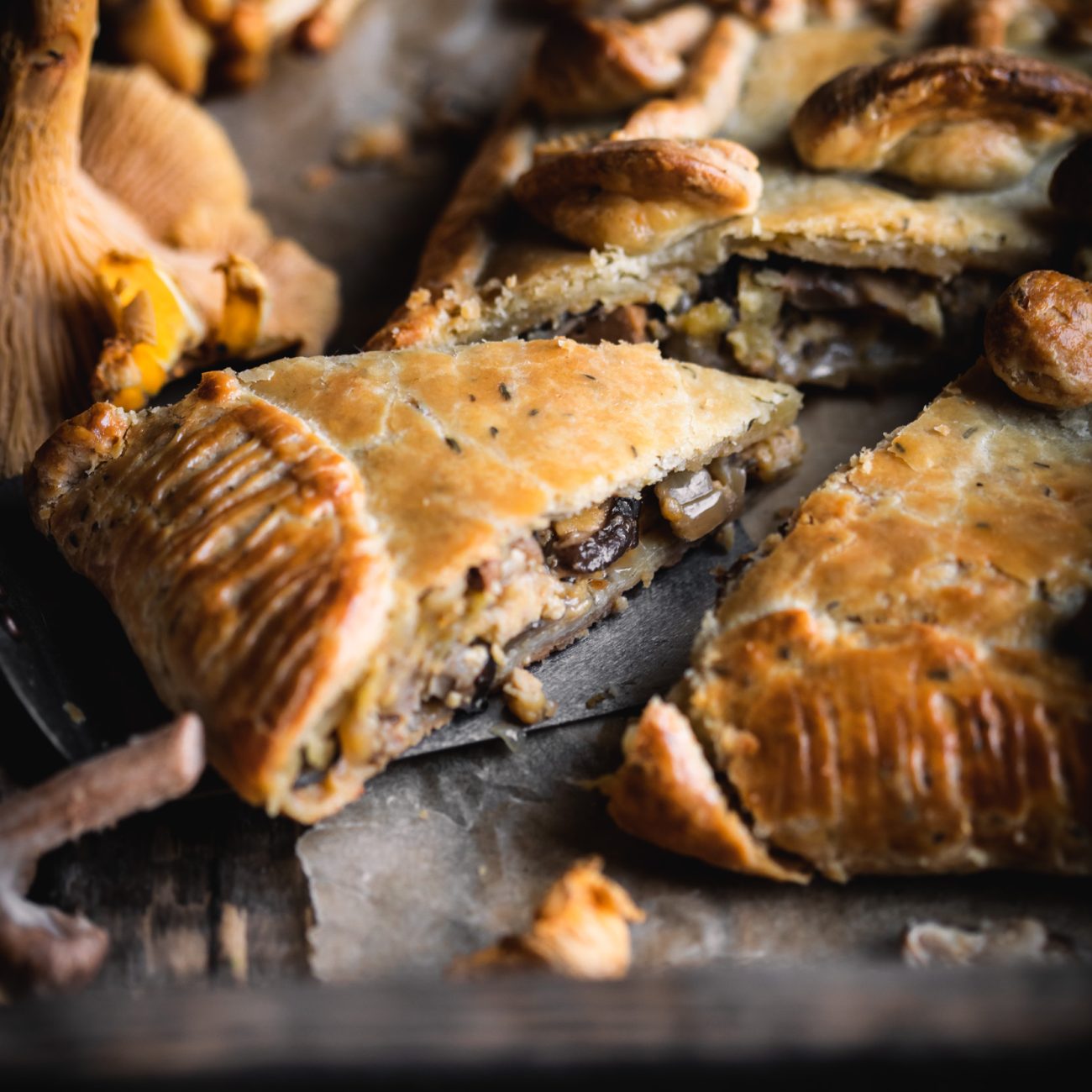 Savory Wild Mushroom and Ricotta Galette Recipe