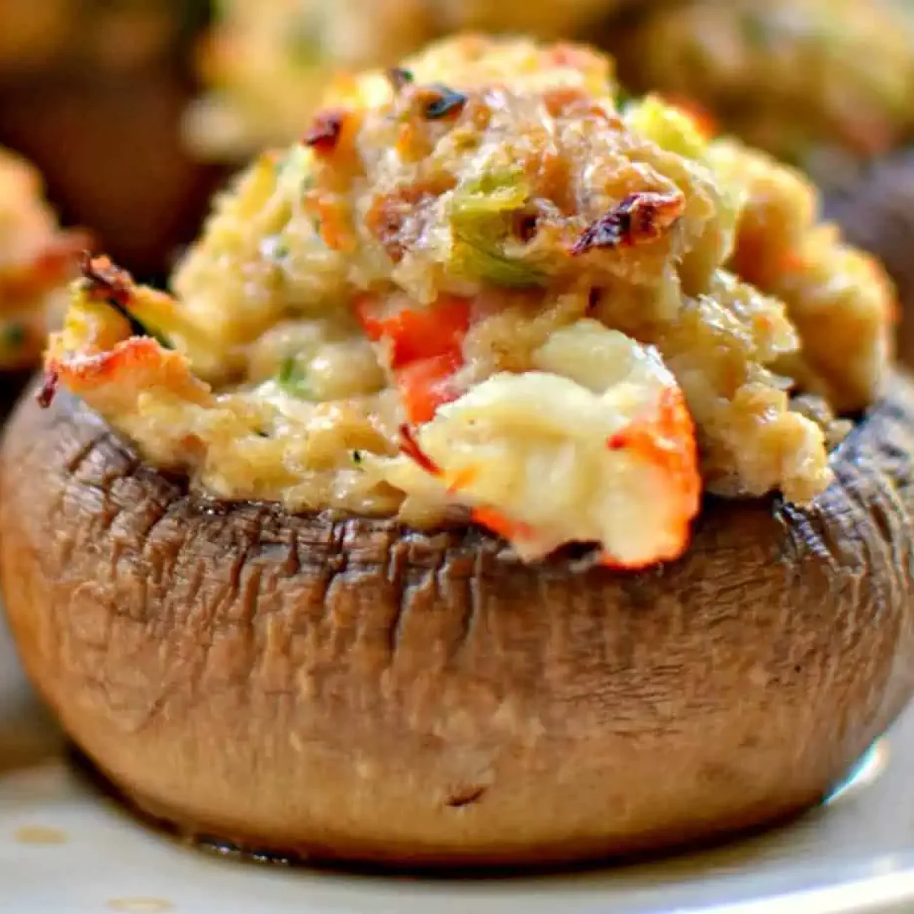 Savory Wine-Infused Stuffed Mushrooms Recipe