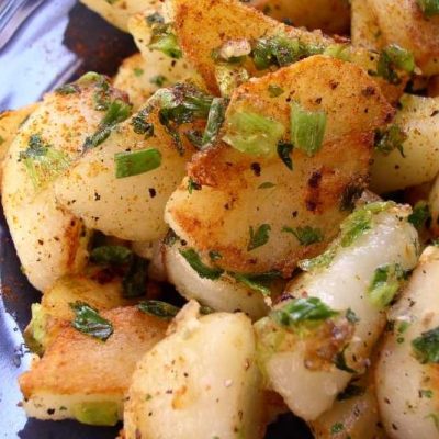 Savoury Onion Potatoes