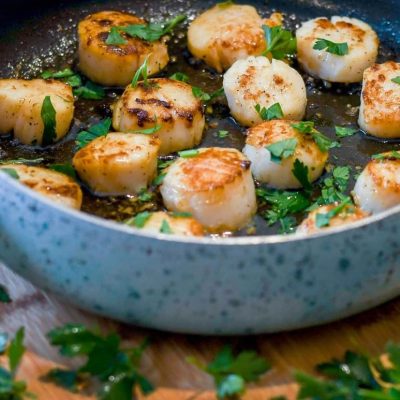 Scallop, Shiitake And Prosciutto Skillet Surprise