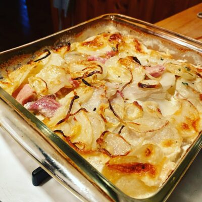 Scalloped Potatoes And Ham