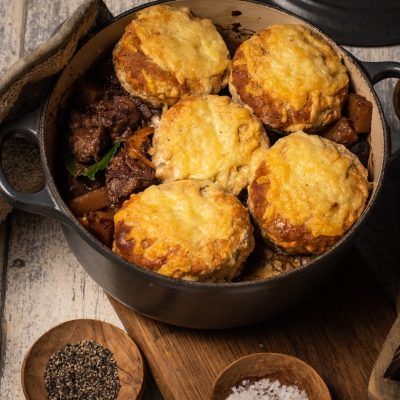 Scone-Topped Beef Casserole