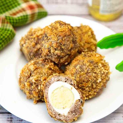Scotch Eggs, Baked Not Fried