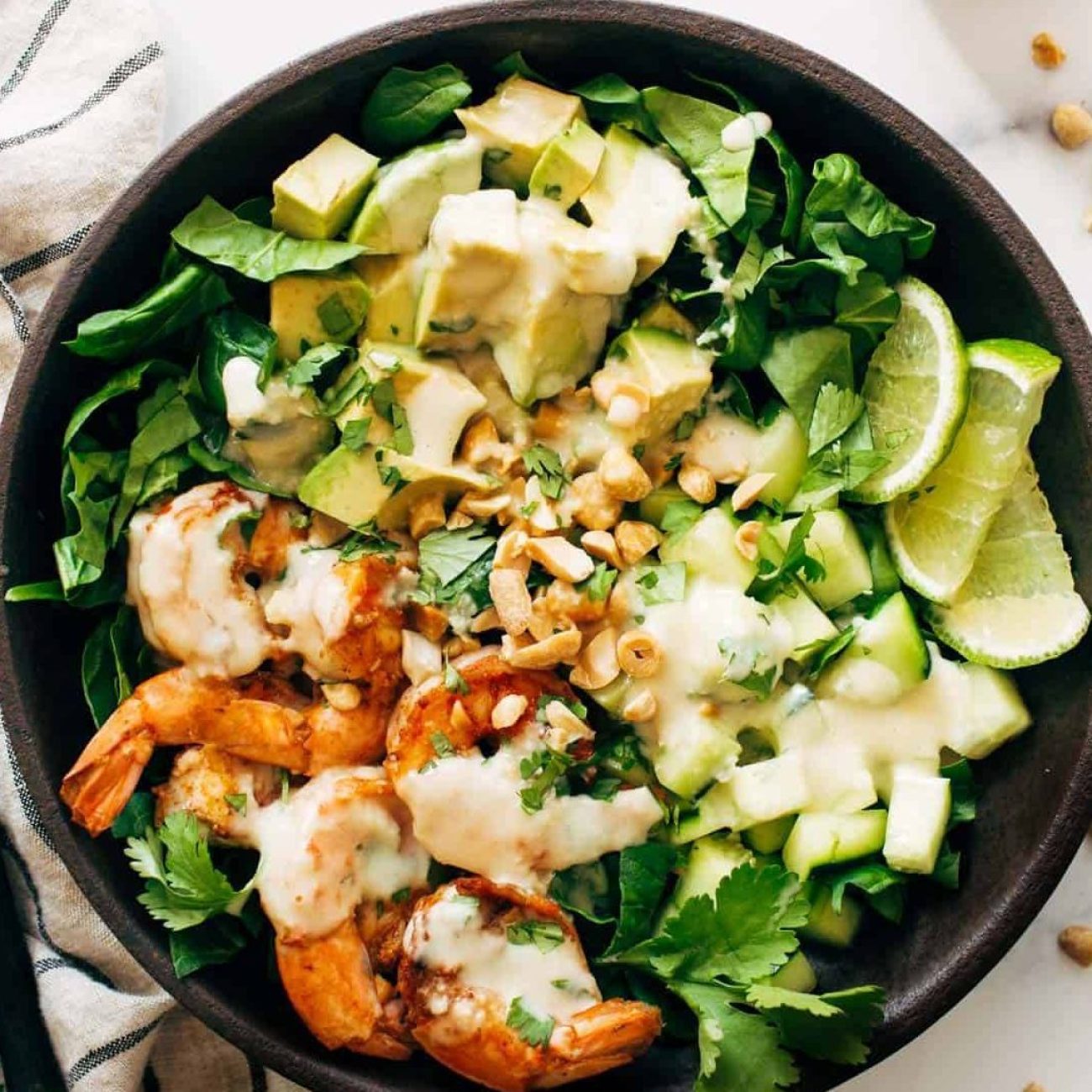 Seafood And Mango Salad With Yuzu