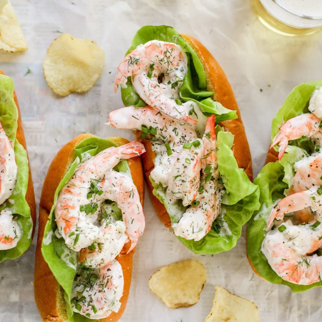 Seafood Lettuce Rolls