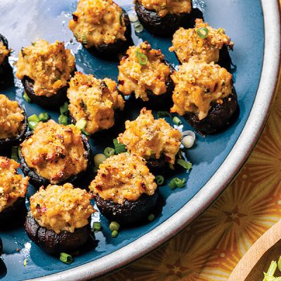 Seafood Stuffed Mushroom Caps