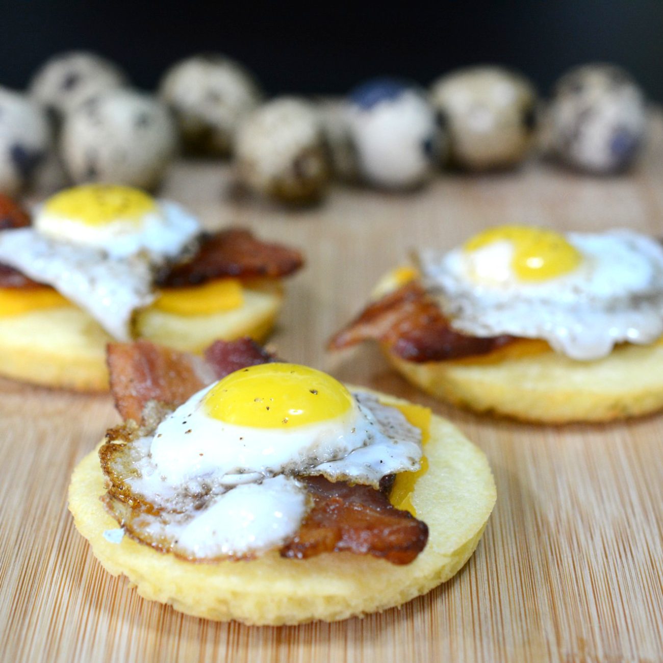 Seared Scallops With Quails Eggs & Asparagus