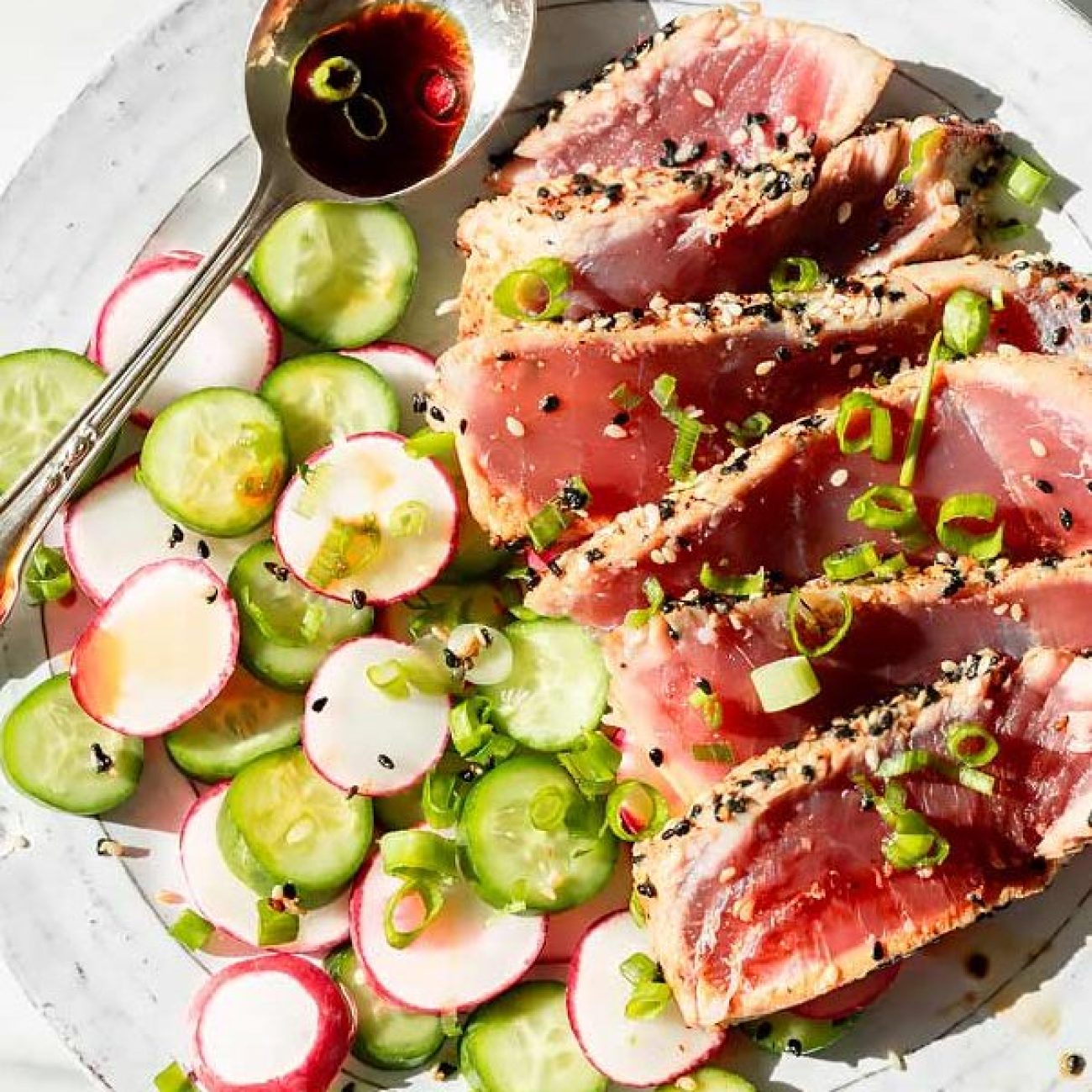 Seared Tuna And Salsa