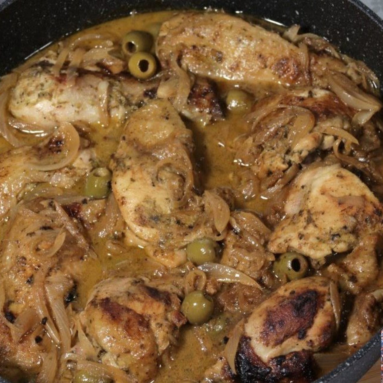 Senegalese Braised Chicken With Onions And