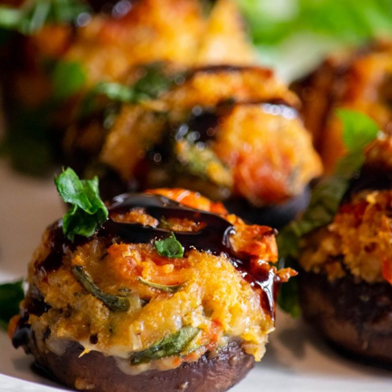 Sensational Stuffed Mushrooms