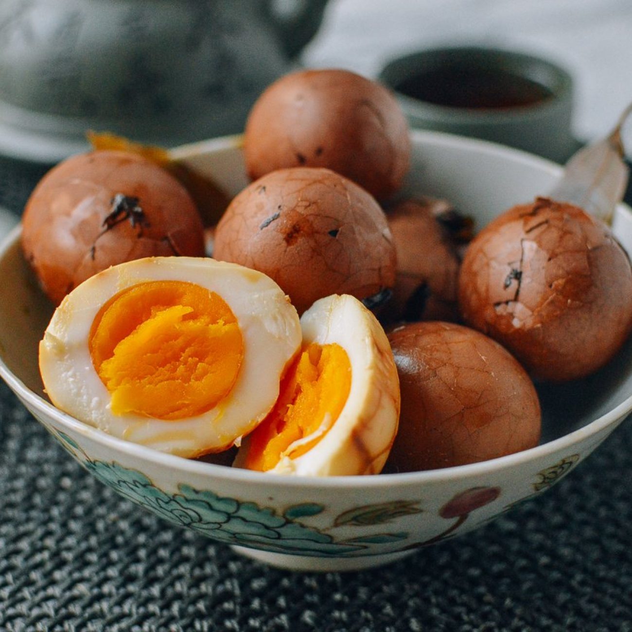 Sesame Salt-Infused Tea Smoked Eggs Recipe