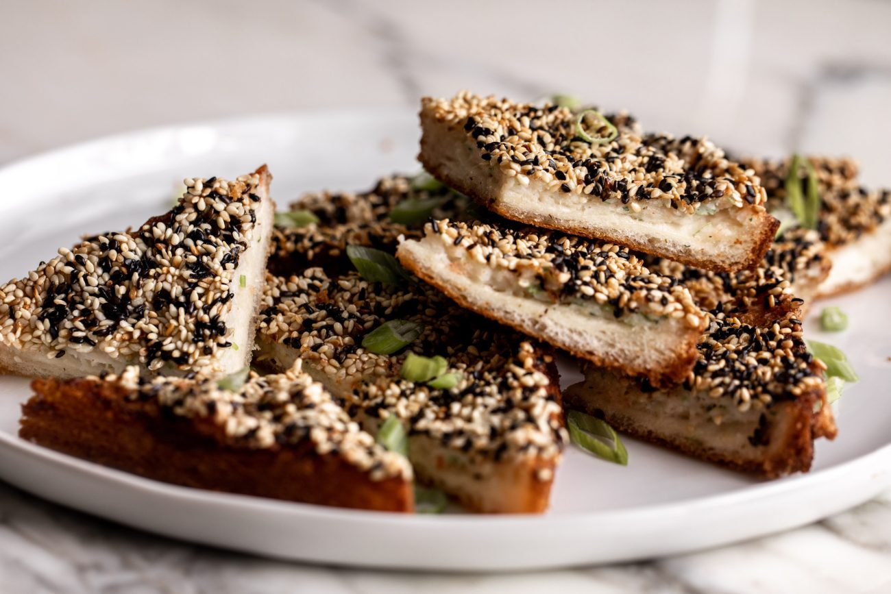 Sesame Shrimp Toasts