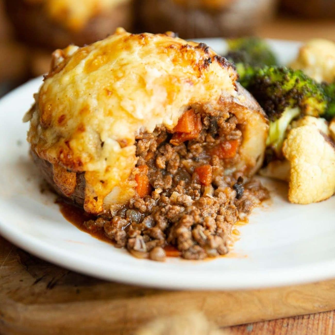 Shepherds Pie Potato Skins