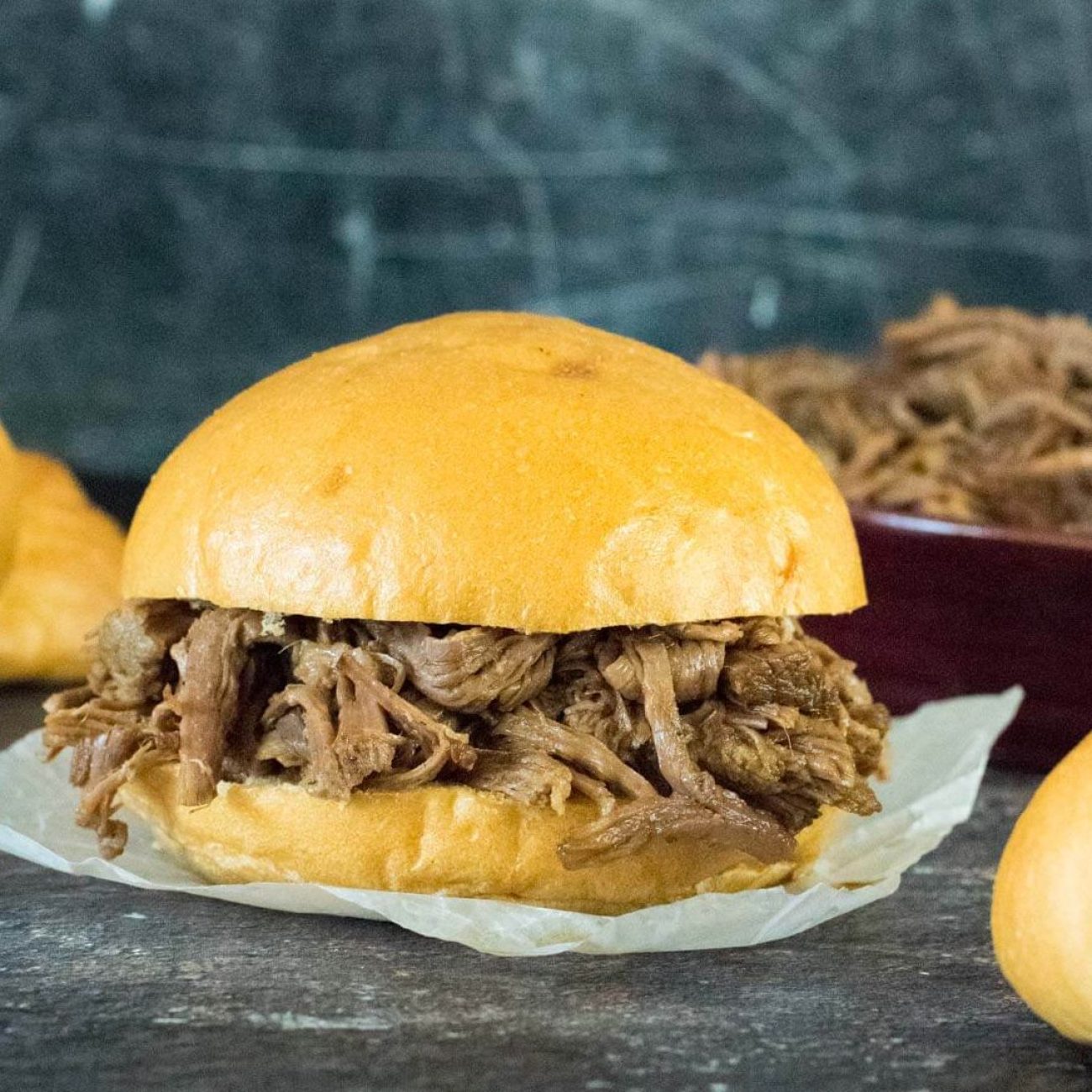 Shredded Beef Sandwiches