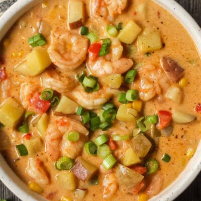 Shrimp And Scallop Chowder With