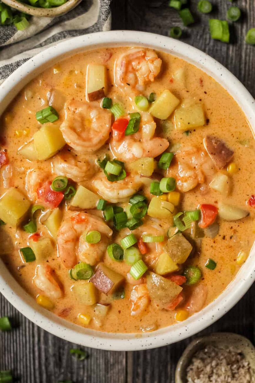 Shrimp And Scallop Chowder With