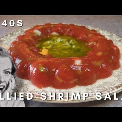 Shrimp And Tomato Soup Gelatin Mold: A Unique Seafood Delight