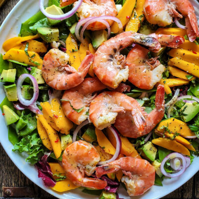 Shrimp &Amp; Avocado Salad With Mango