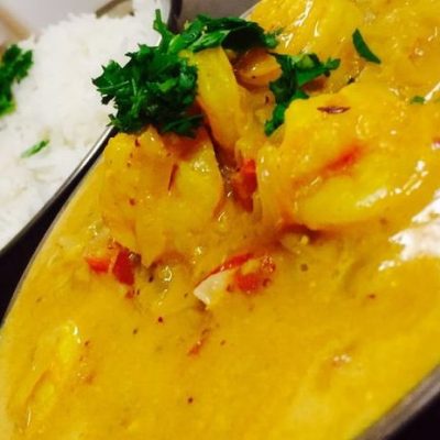 Shrimp Curry, Goan Style