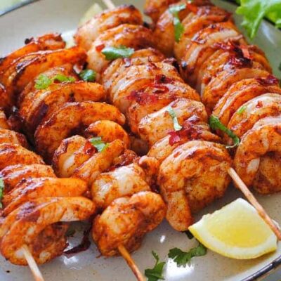 Shrimp In A Tandoori Marinade