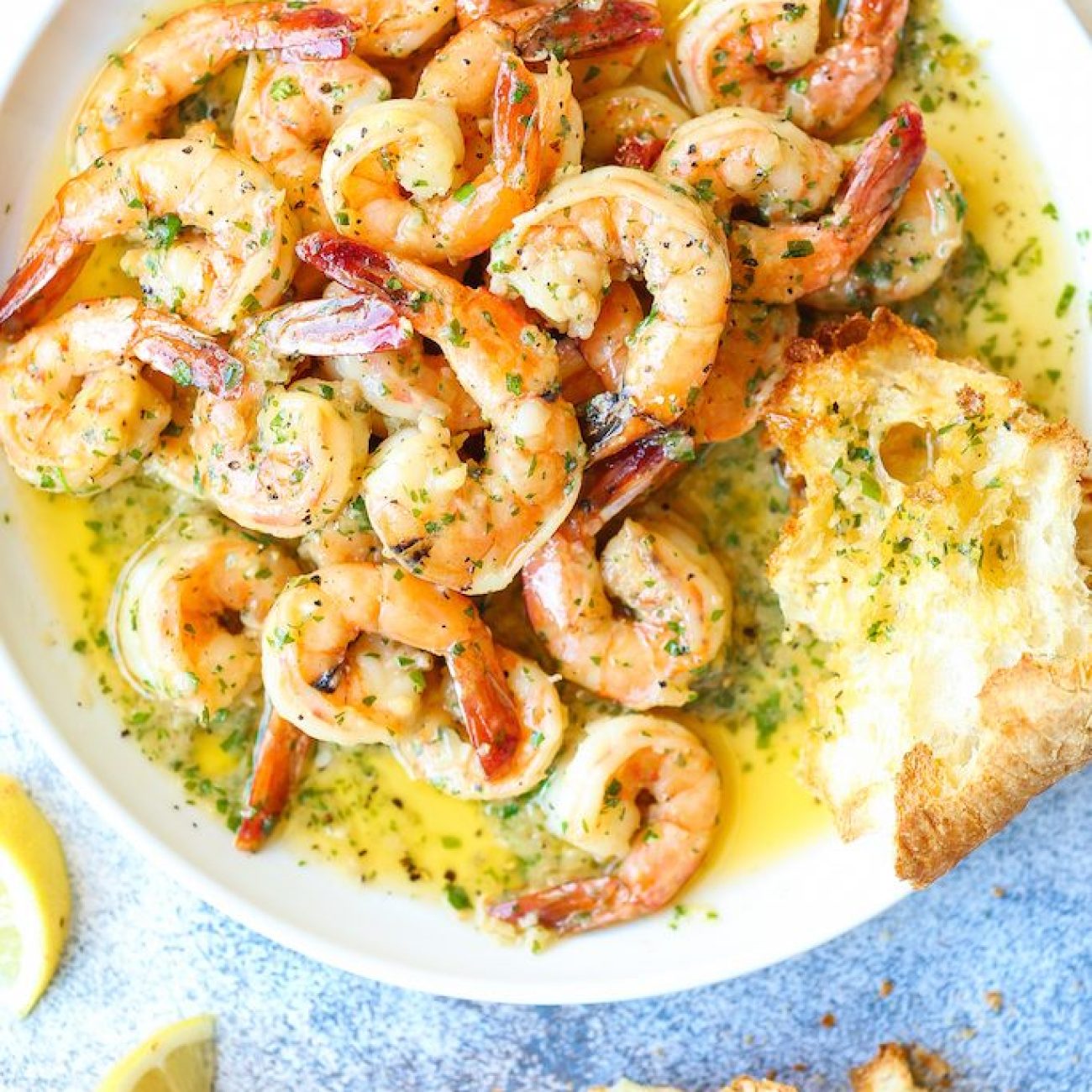 Shrimp In Buttery Garlic Sauce