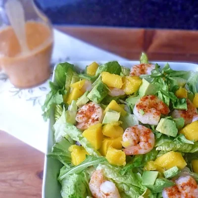 Shrimp, Mango And Avocado Salad W/ Passion