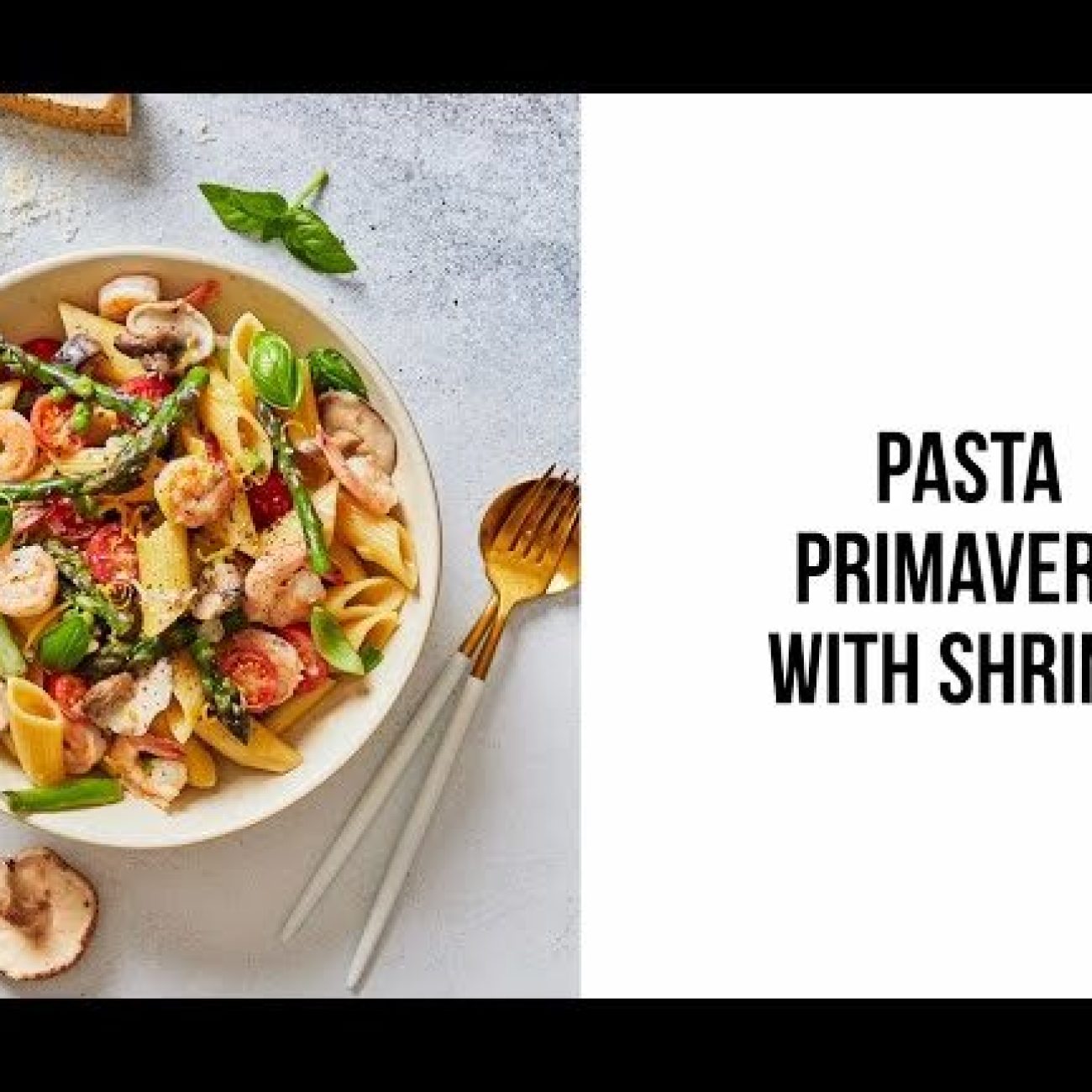 Shrimp Pasta Primavera