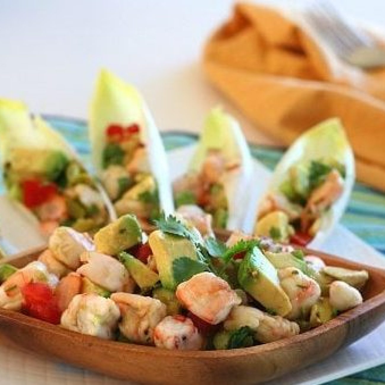 Shrimp Salad On Endive