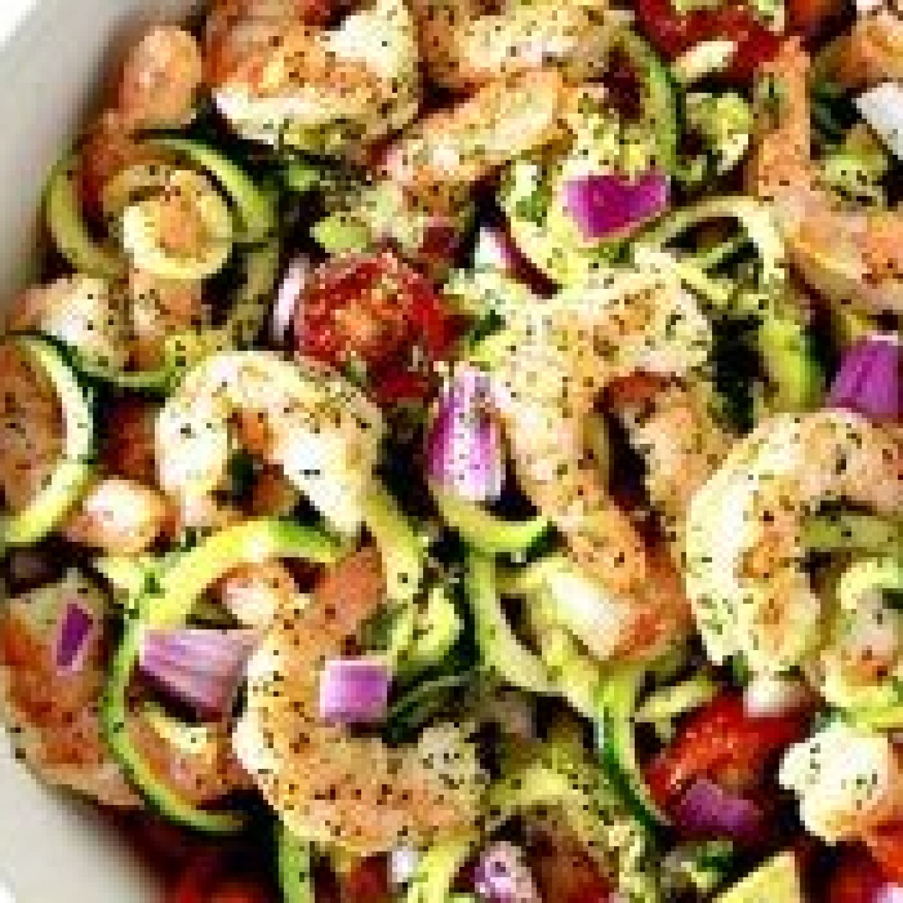 Shrimp Salad With Avocado, Celery And Red