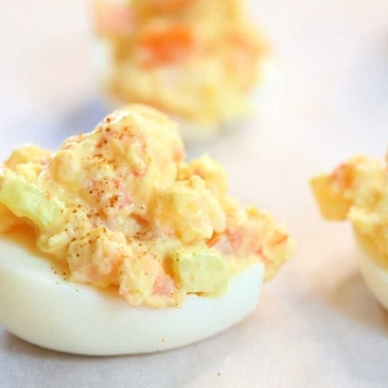 Shrimp Stuffed Eggs