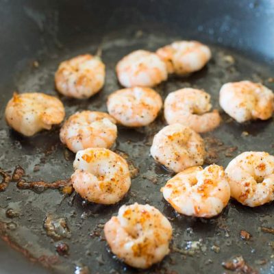 Shrimp With Green Chili Pesto