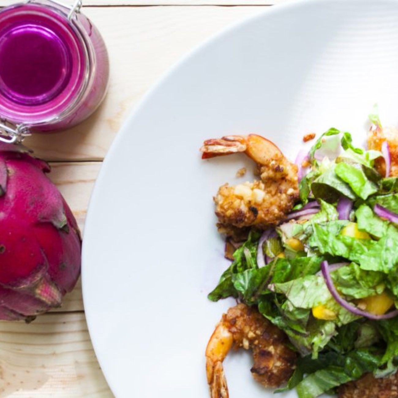 Shrimp With Macadamia Nut Crust