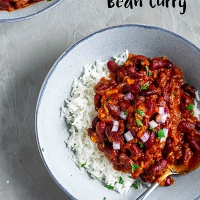 Simple Bean Curry Sauce Thick