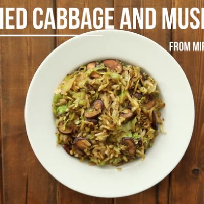 Simple Cabbage And Mushroom Side