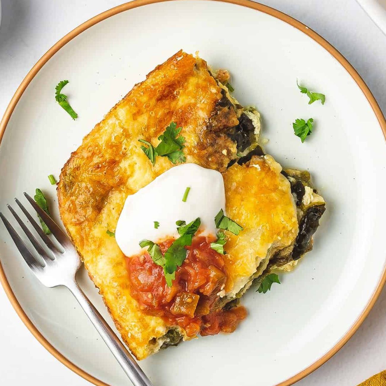 Simple Chiles Rellenos Casserole