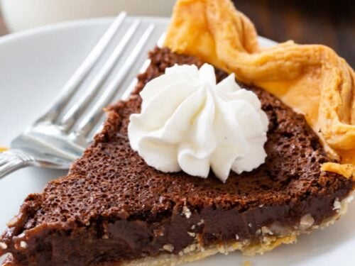 Simple Chocolate Chess Pie