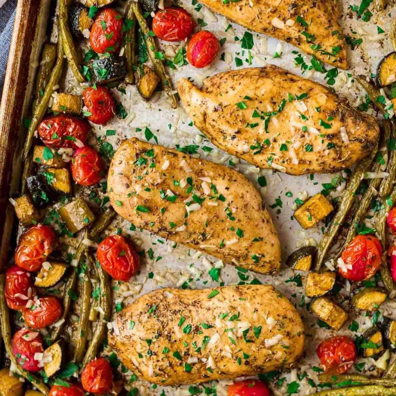 Simple Italian Baked Chicken