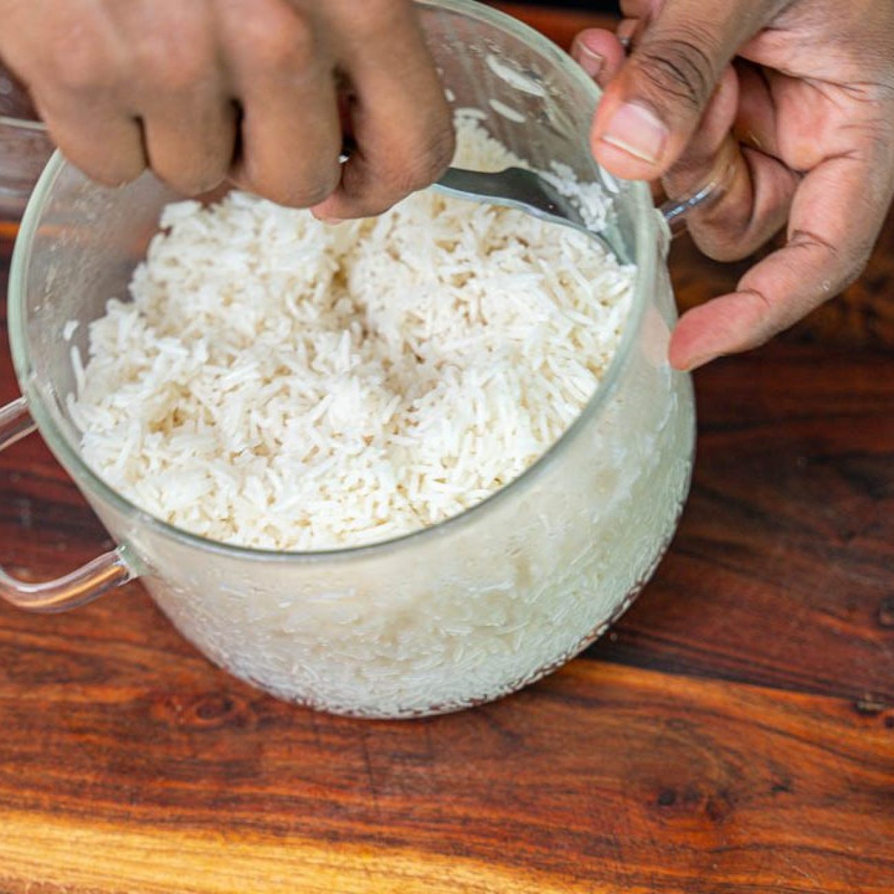 Simple Microwave Cooked Rice