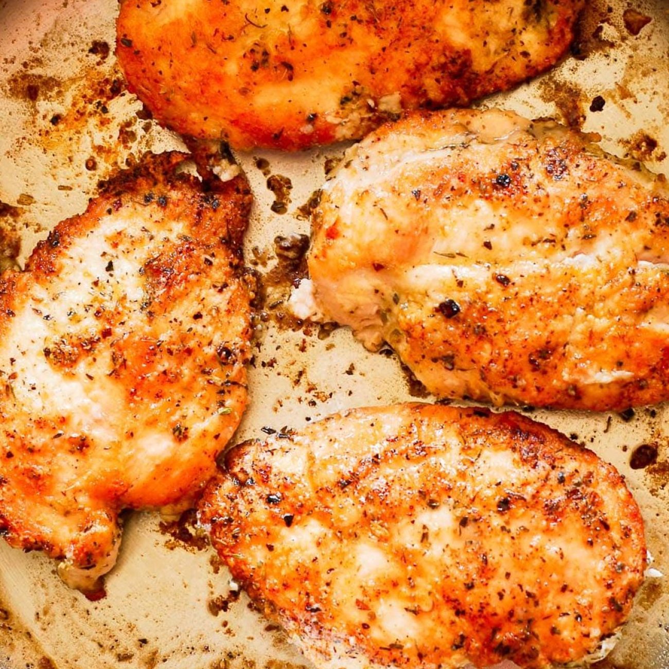 Simple Pan-Fried Chicken Breasts