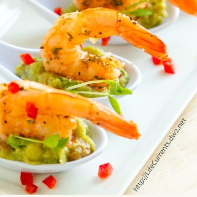 Simple Shrimp Appetiser/Appetizer