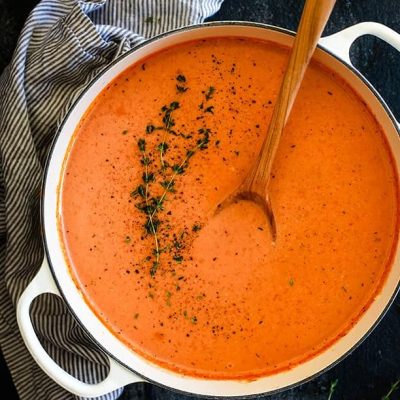 Sizzling Bacon And Tomato Soup With A Spicy Twist