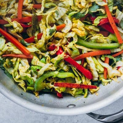 Sizzling Indian-Style Spicy Carrot Stir-Fry Recipe