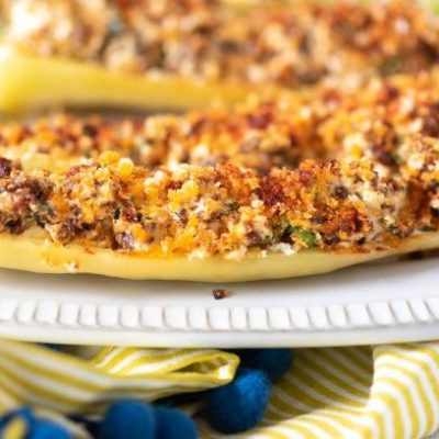 Sizzling Mushroom-Stuffed Banana Peppers Recipe