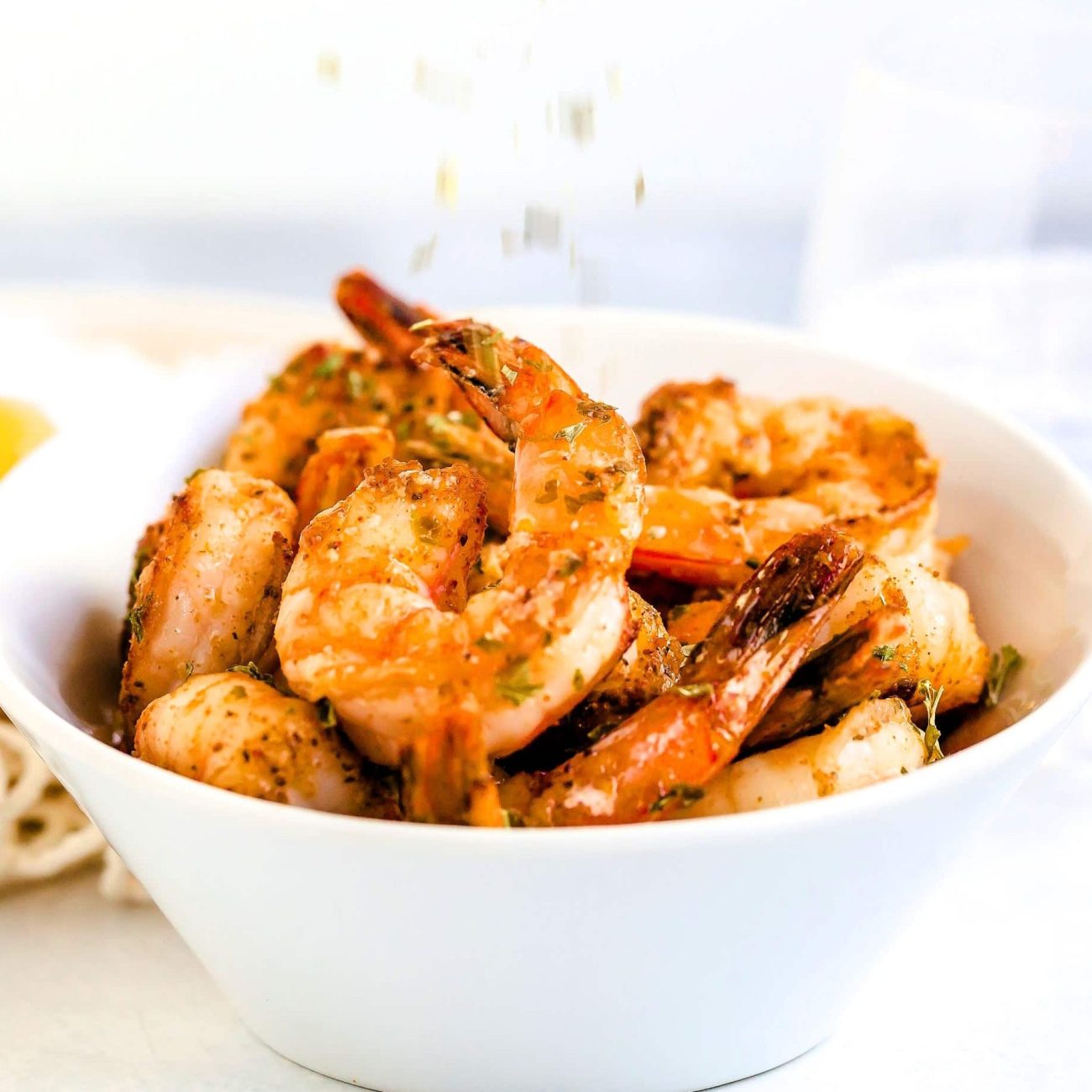 Sizzling Triple-Pepper Shrimp Delight