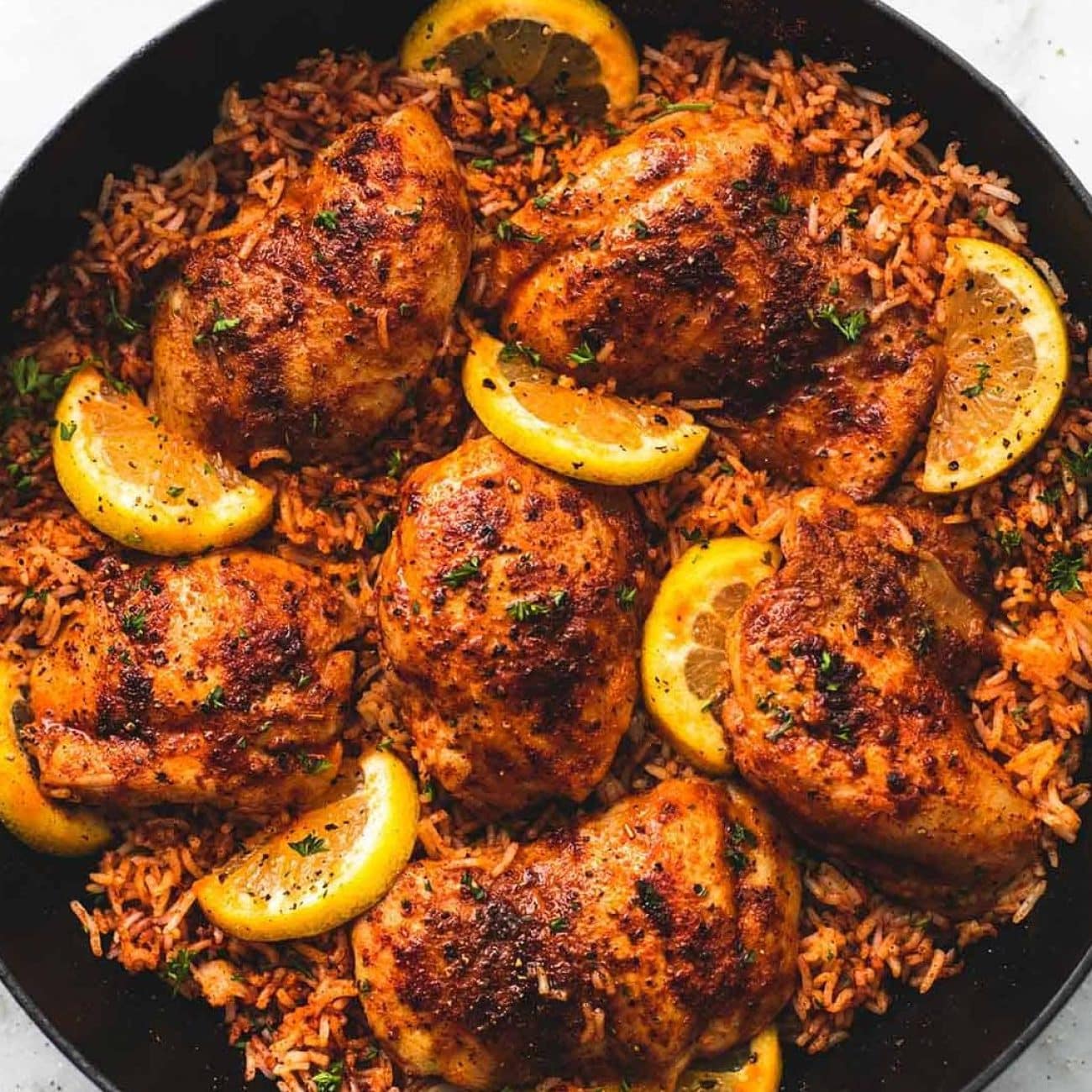 Skillet Chicken And Rice