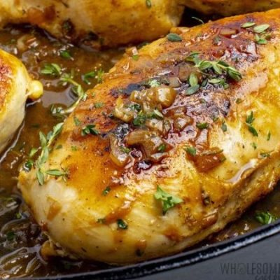 Skillet Chicken Breast Dinner With Savory