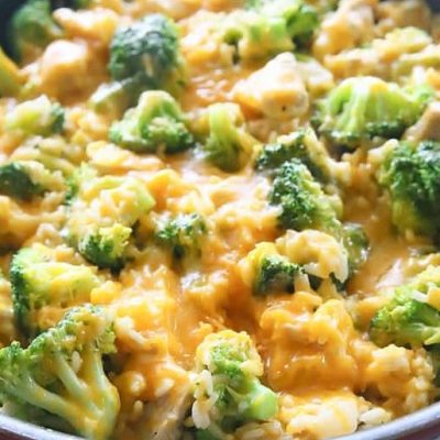 Skillet Chicken/Broccoli//Rice Cassarole