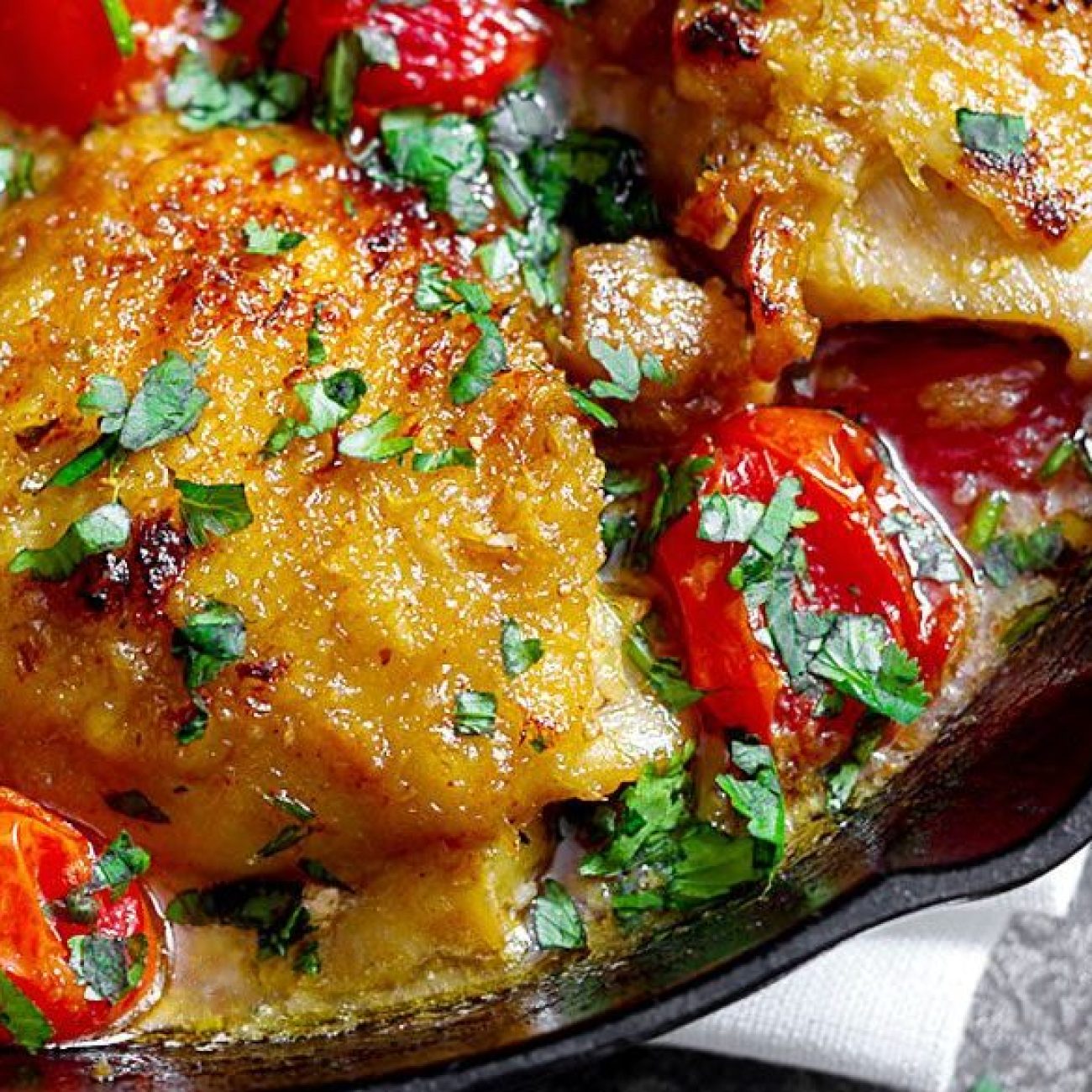 Skillet Chicken With Tomatoes